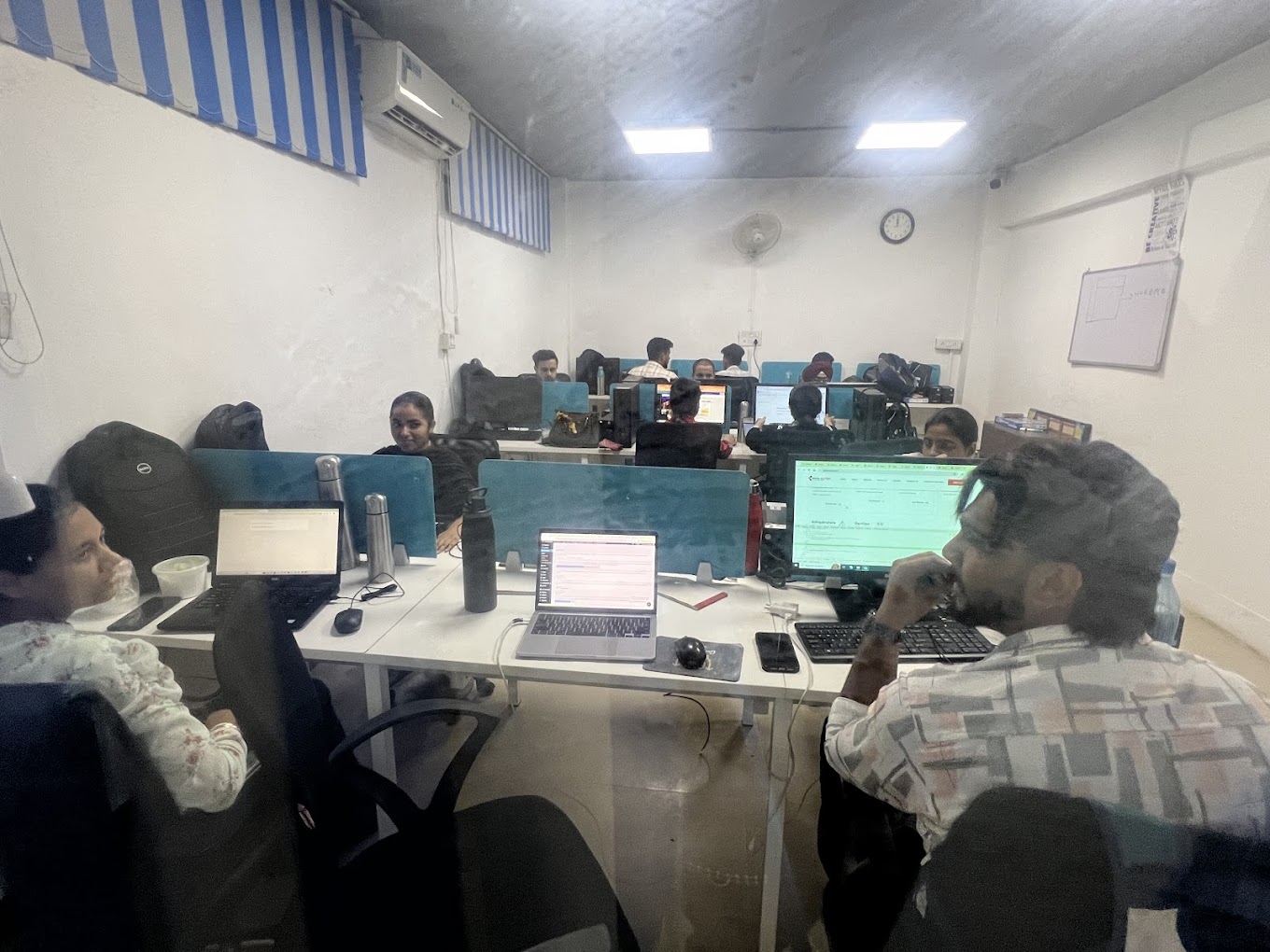 Students learning web development through practical training in Mohali